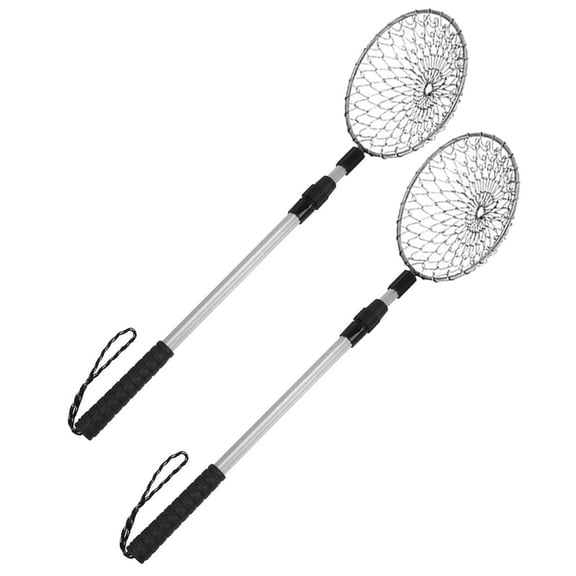 2Pcs Beach Scoop for Beachcombing Collect Seashell Rocks Sifting,Extra Long Telescoping Shovel