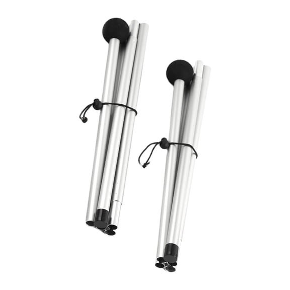 2Pcs Beach Tent Poles Replacement Folding Light Weight Canopy Poles Adjustable Length Outdoor Awning Support Poles