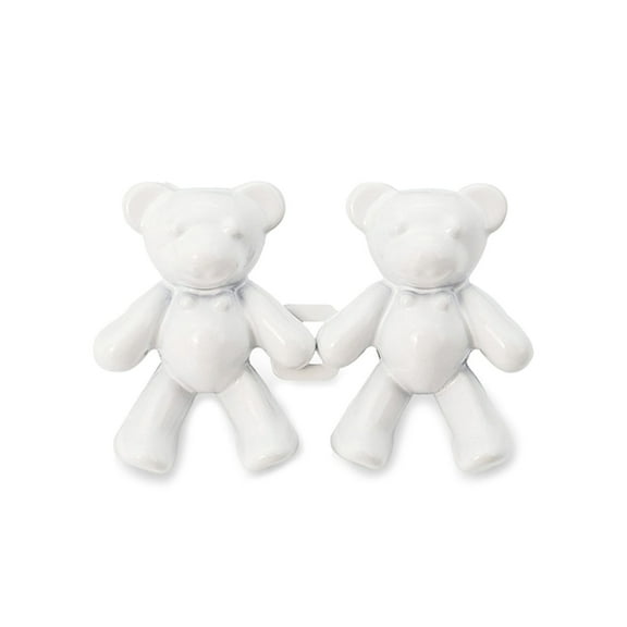 2Pcs Bear Shaped Adjustable Jean Button Waist Buckle Snap Pants Buckle Extender Replacement Jeans Button Attacher Pins