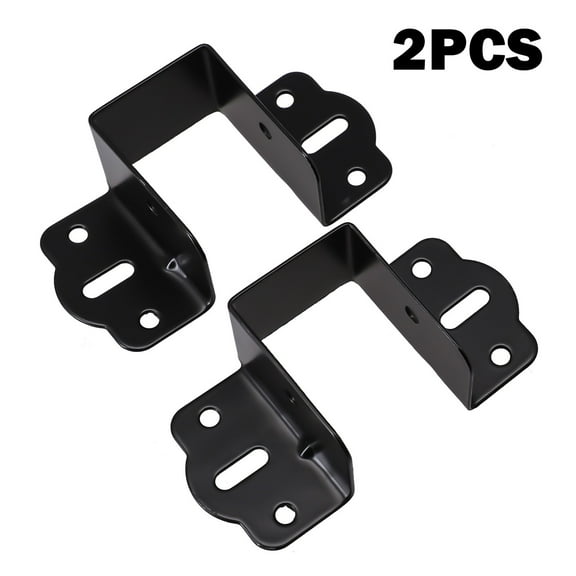 2Pcs Bed Connecting Connector U Shaped Bed Connecting Brackets Fixings Components Centre Support Stainless Steel Home Hardware