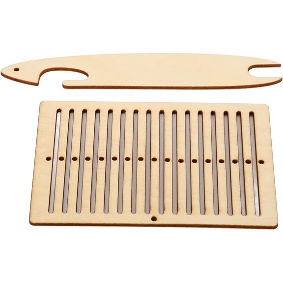 2Pcs Belt Weaving Kit, Wooden Belt Weaving Shuttle Tools, Weaving Shuttle Weaving Tools for Loom, Weaving Kit for Bracelet Bag Camera Strap