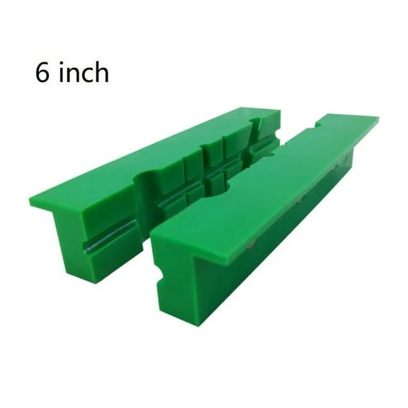 2Pcs Bench Vice Jaw Pads 4/5/6 Inch Magnetic Vise Protection Strip Jaw Rubber Metal Vise Bench Machine Drill Press Accessoris