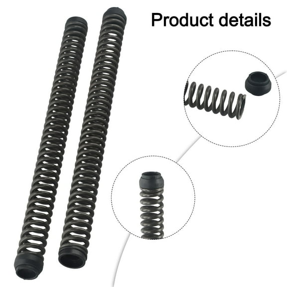 2Pcs Bicycle Front Fork Shock Absorber Spring Coil Mtb Mountain Bike Front Fork Bicycling Repair Parts A-23.6Mm