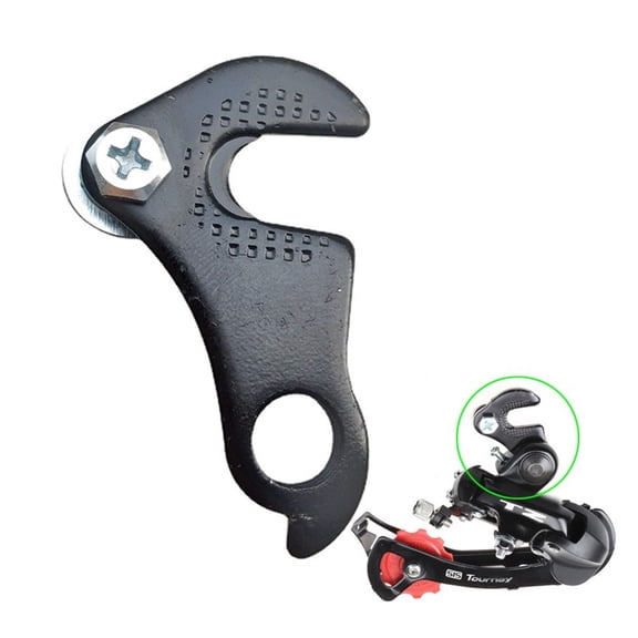 2Pcs Bike Derailleur Hanger Frame Gear Tail Hook for Cyclocross Bike, Hybrid Bike, Mountain Bike, Road Racing Bike