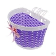 thumbnail image 1 of 2Pcs Bike Front Basket girls and boys Children Shopping Holder Bowknot Basket, 1 of 6