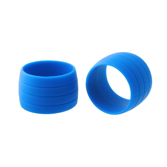 2Pcs Bike Handlebars Tape Plug Silicone Elastics Strap Fixing Rings Tape Plug Cycling Handle Grip Rings Sleeve Enduring