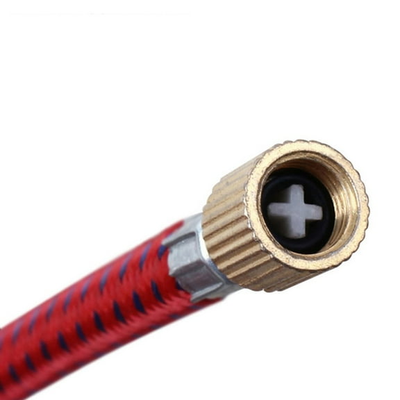 2Pcs Bike Pump Inflator Extension Hose For Schrader-Valve Bicycle High Pressure
