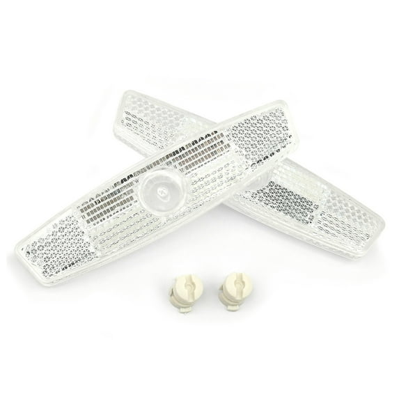 2Pcs Bike Warning Reflectors Enhanced Visibility Universal Simple Installation Bicycle Wheel Rim Reflective MTB Road Spoke Lights Accessories