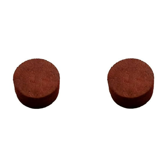 2Pcs Billiard Cue Tips 14*8mm 6 Layers Leather Pool Cue Tips for American Cue