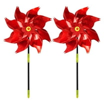 2Pcs Bird Deterrents for Outside, Garden Outdoor Bird, Reflective Pinwheel Wind Spinner,Proofing Device Bird, Wind Spinners Bird Deterrents Devices Windmills Bird Deterrent for Patio, Farm, Orchard