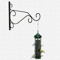 thumbnail image 1 of 2Pcs Bird Feeder Hook (9.84In) Black,Hook*2Pcs, Screw*4Pcs,Metal Plant Bracket Wall Mount Hangers for Hanging Bird Feeders Wind Chimes Outdoor Decoration Hooks, 1 of 5