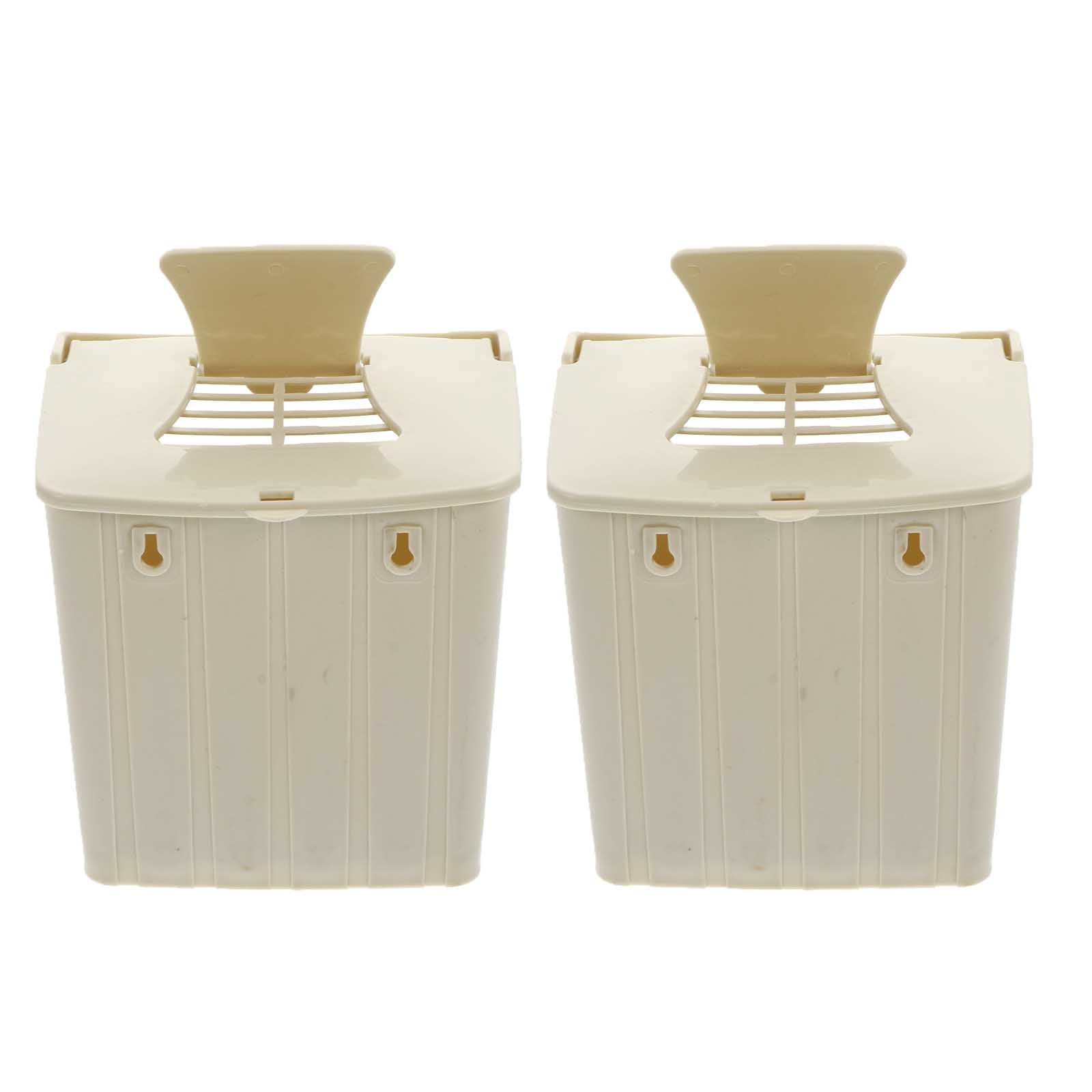 2Pcs Bird Nesting Box Plastic Hanging Bird Incubation Box Bird Sleeping House Pet Nest Box