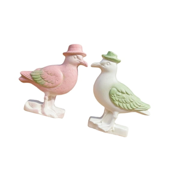 2Pcs Bird Silicone Molds Multipurpose Silicone Mould for Resin Casting Handmade Soap Gypsum Figurine