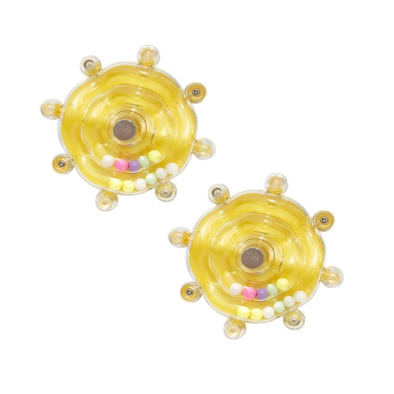2Pcs Bird Toys for Parakeets, Interactive Spinner Rattle Budgie Toys, Rotating Wheel Chew Parrot Toys for Birds Happy 2026!