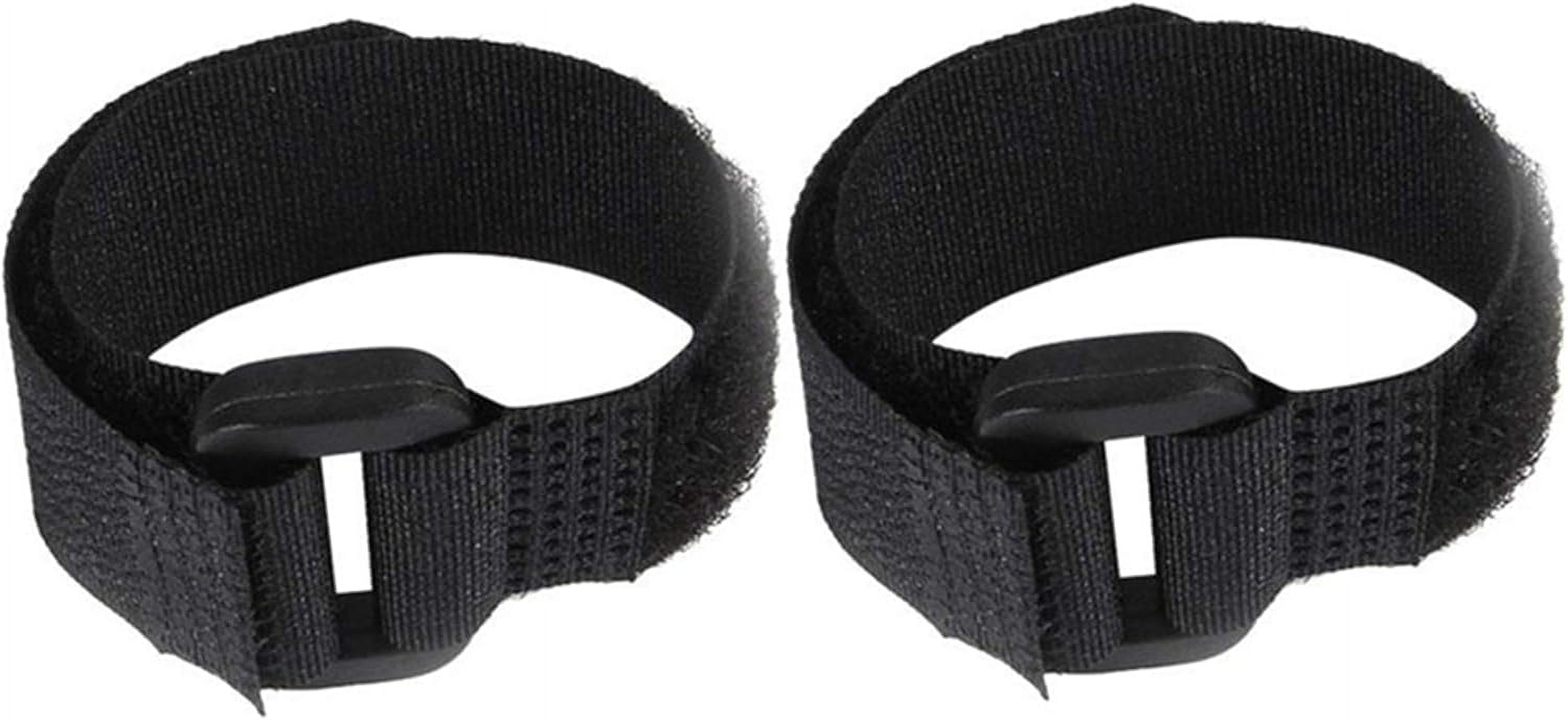 2Pcs Black Anti Crow Rooster Collar, No Crow Noise Neck Belt for