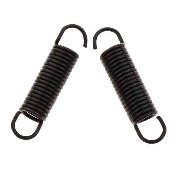 2Pcs Black Bass Drum Pedal Springs Drum Replacement 55mm for Drummer