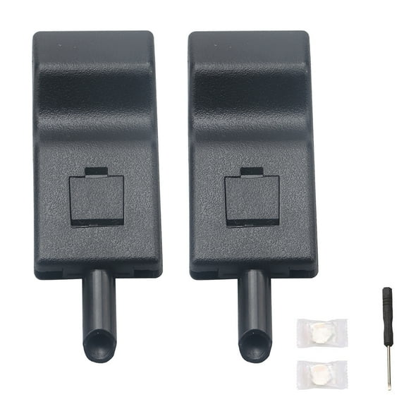 2Pcs Black Door Lock Knobs Replacement for Cars OE 15844616/15844618/15214027/25862454, Easy Install