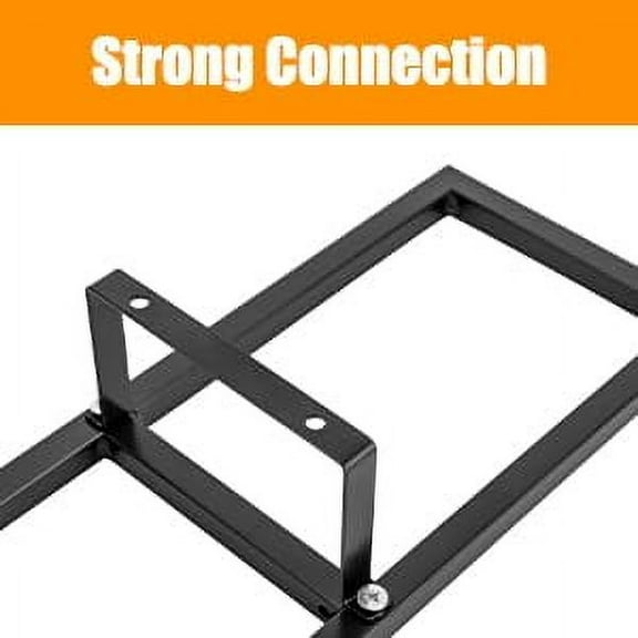 2Pcs Black Floating Shelves for Wall, Wall Mount 34 Inch Video Games CD DVD Organizer Media Storage Rack, Cube Storage Organizer Wall Shelf