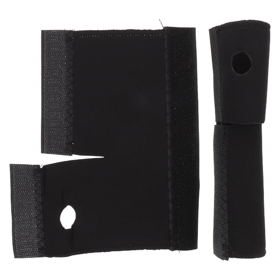 2Pcs Black Front Fork Wrap Protectors for Mountain Bike Frame Shock Absorber Dust Cover