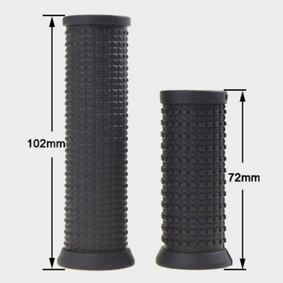 2Pcs Black Grip Shift Twisted Grip Bar Bike Cycle Handlebar-Grips Universal New
