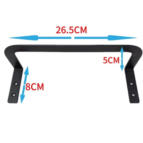 2Pcs Black Metal Mattress Retainer Bar Bracket L-Shaped Slide Stopper For Bed Frame Platform Bed Floating Bed B 5Cm