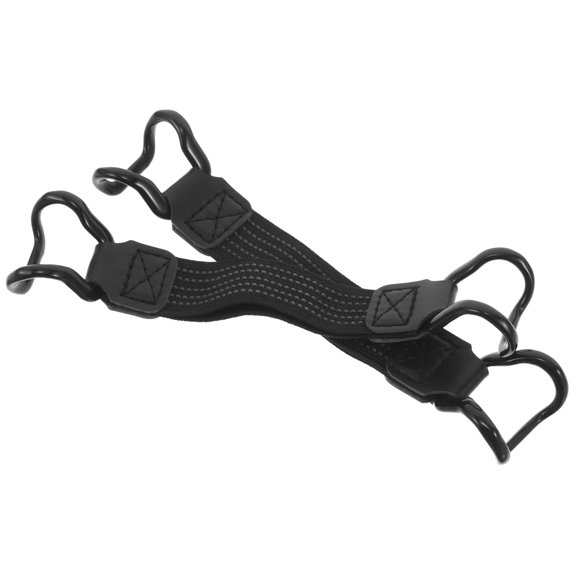 2Pcs Black Phone Grip Strap Elastic Adjustable Hand Strap for Secure Hold