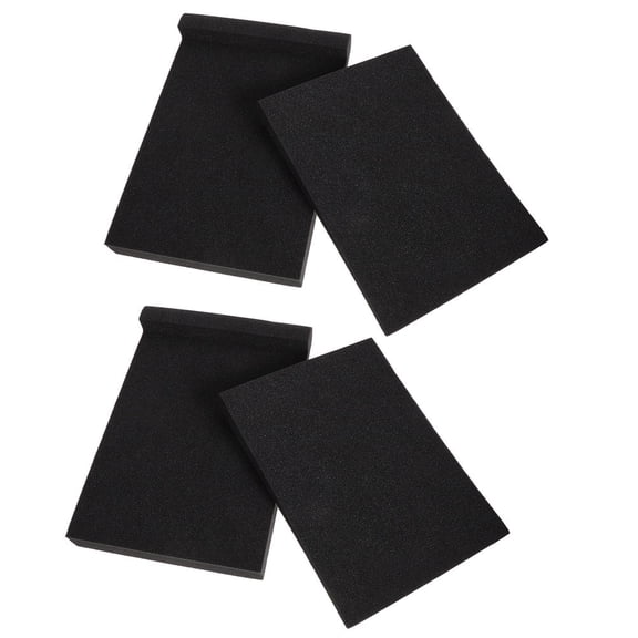 2Pcs Black Speaker Isolation Pads with Shock Absorption for 10 Inch Subwoofer and Systems