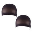 thumbnail image 1 of 2Pcs Black Stocking Wig Caps Stretchy Nylon Wig Caps for Women, 1 of 5