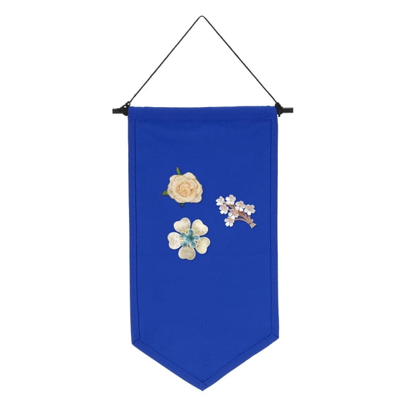 Uxcell Blank Canvas Banners, Pin Display Wall Banner for Home Decor, Dark Blue