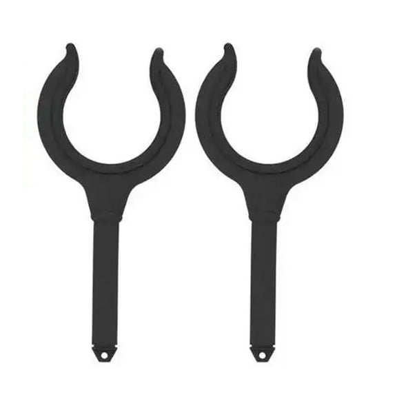 2Pcs Boats Oar Lock Fishing Rod Holder Rowlock Horn Side Mount Easy to Install