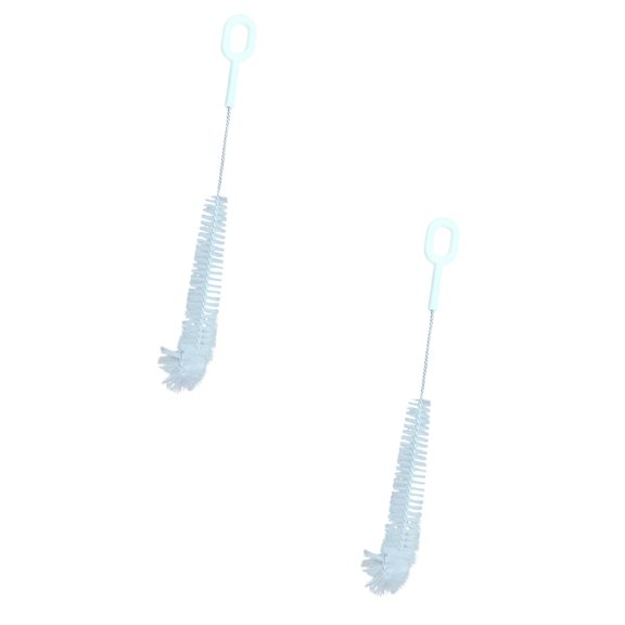 2Pcs Bottle Cleaning Brush With Hooks Scratch Nylon Suitable For Bottles Spouts Of Teapots And Cups Cleaning Brush