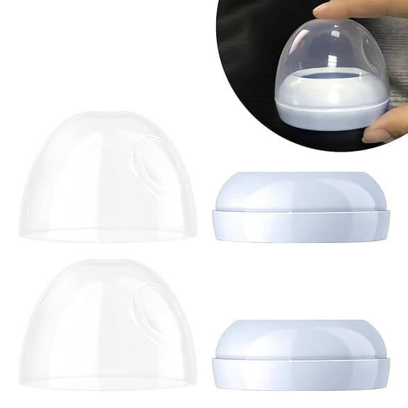 2Pcs Bottle Rings and Caps for Philips Avent Natural Bottles, Replacement Screw Ring Collars