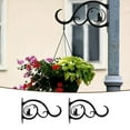 2Pcs Bracket Hook Wall Hanging Bird Feeder Basket Brackets Hooks