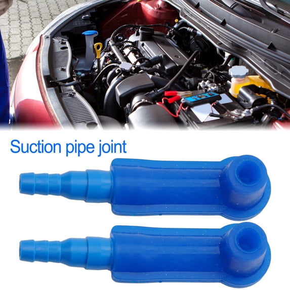 2Pcs Brake Bleeder Socket Rubber ABS Portable Professional Blue Kit