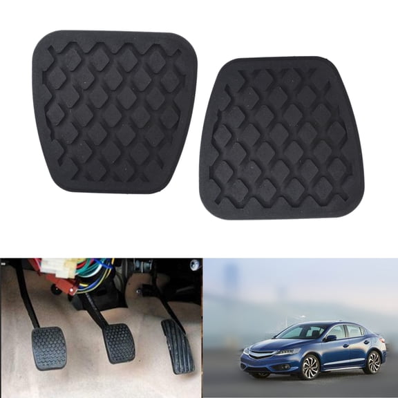 2Pcs Brake Clutch Pedal Pad Rubber Cover 46545-SH3-000 Fit for Honda Civic CRX Acura CL TL RSX Integra