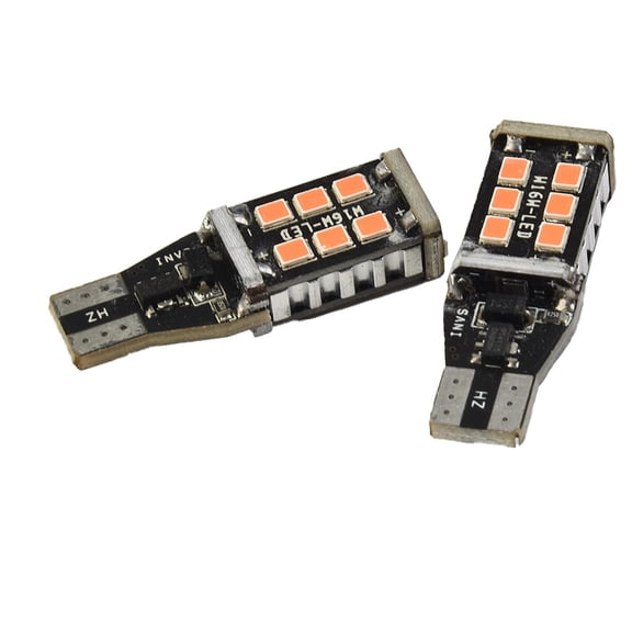 2Pcs Brake Light Bulb T15 921 912 Canbus Flash Red Led Center High Mount Stop 3Rd Led Light Bulb Durable High Quality Parts Fangkenuo