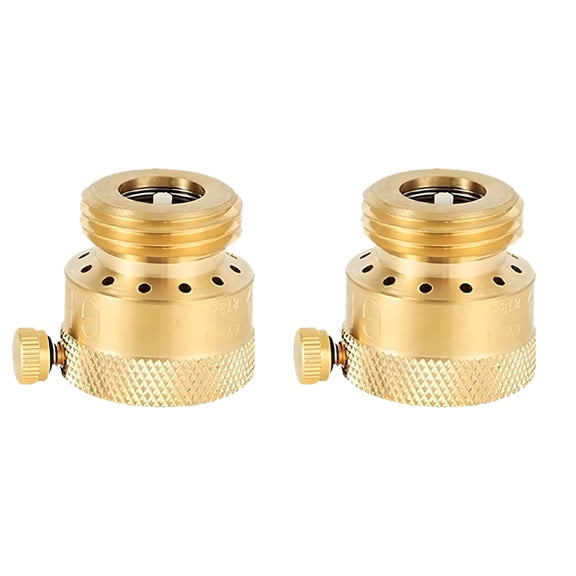 2Pcs Brass Anti Backflow Valves Vacuum Breaker 3/4Inch Hose Bib Backflow Preventer Hose Bib Connector Easy Installation
