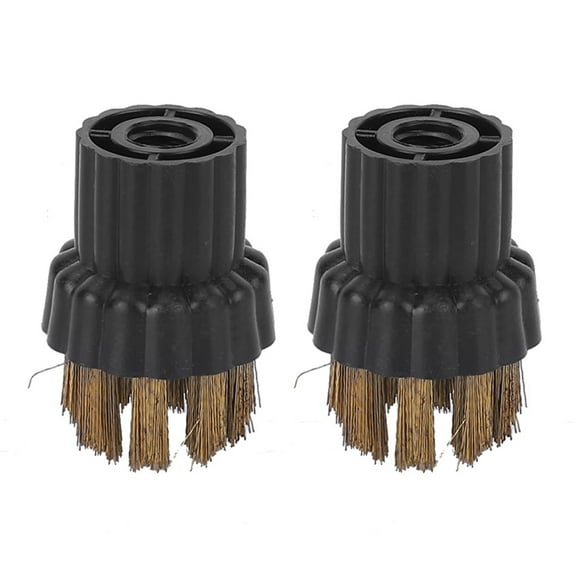 2Pcs Brass Brush Head Replacement Parts Accessories Fit for Steam Mop X5