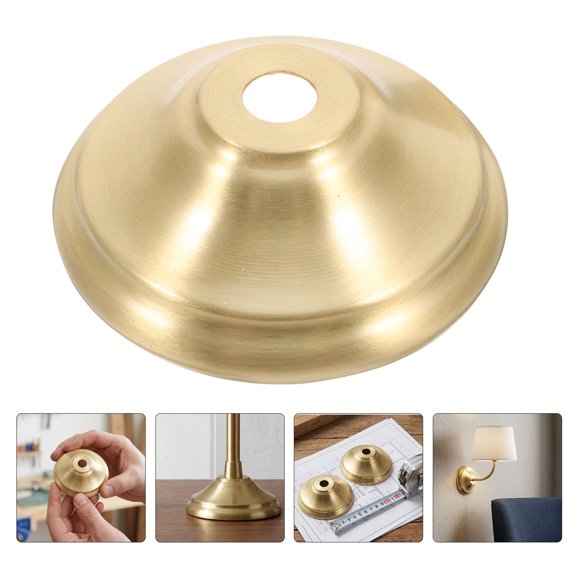 2Pcs Brass Ceiling Canopy Kit for Light Fixture with Easy Installation