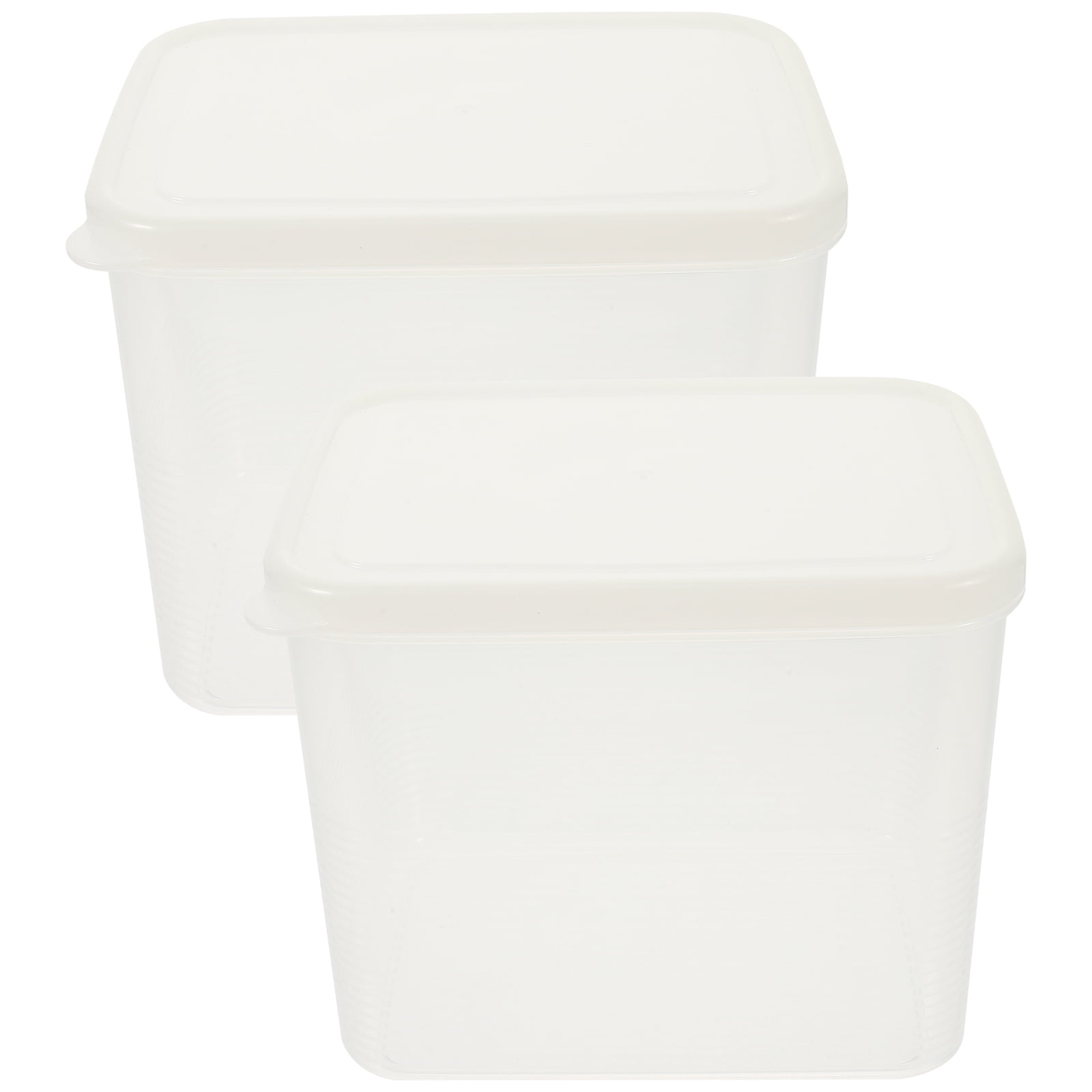 2Pcs Bread Toast Box Leakproof Bread Preservation Storage Container Crisper Convenient for Food