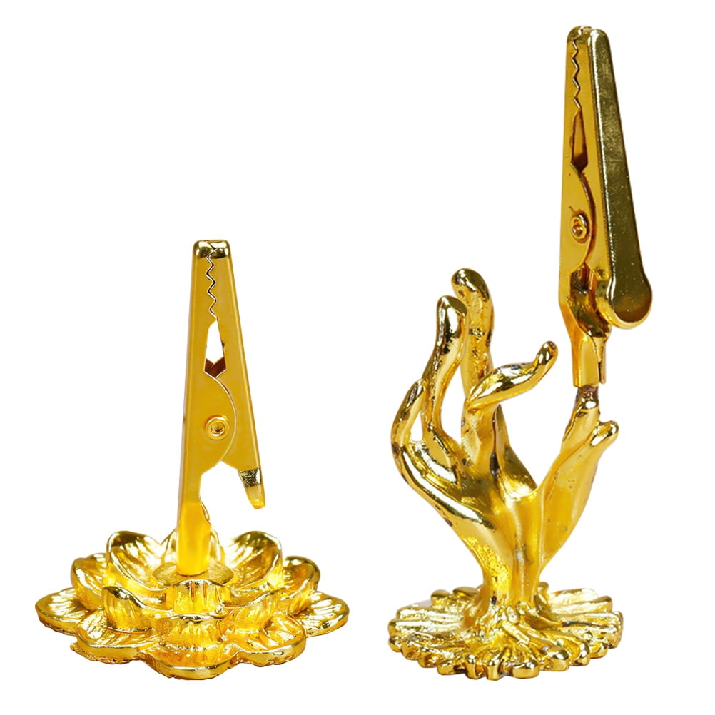 2Pcs Buddhahand Shape Base Incense Racks for Meditation Room Meditation Room