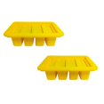 thumbnail image 1 of 2Pcs Butter Mold Tray With Lid & 4 Large Storage Silicone Butter Stick Mold Container Cake Mould, 1 of 3