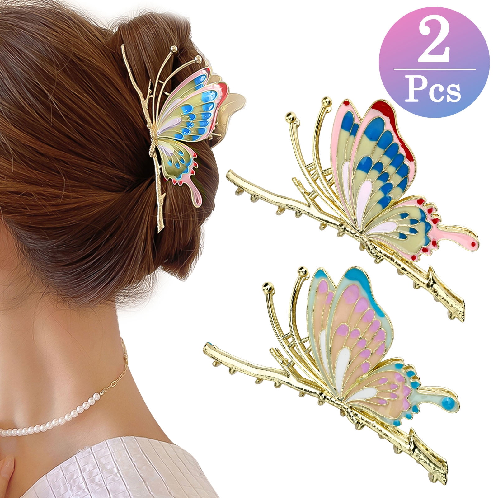 Buy Aiwanto Hair Pin Hair Clips Beautiful Star Hair Clips Stylish Hair  Accessories For Girls Kids (2Pcs) Online - Shop Beauty & Personal Care on  Carrefour UAE