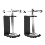OULII Heavy Duty C-Shape Clamp for Table 2Pcs Adjustable Metal Desktop Stand for Home Office Use