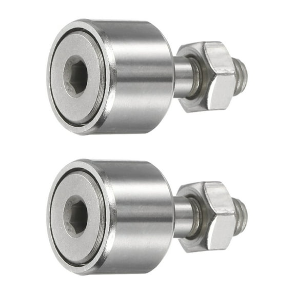 2Pcs CF6/KR16 X M6 Stud Cam Follower Track Runner Bearings (Hexagon Socket)