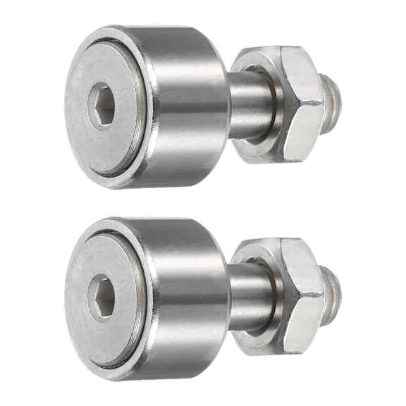 2Pcs CF8/KR19 X M8 Stud Cam Follower Track Runner Bearings (Hexagon Socket)