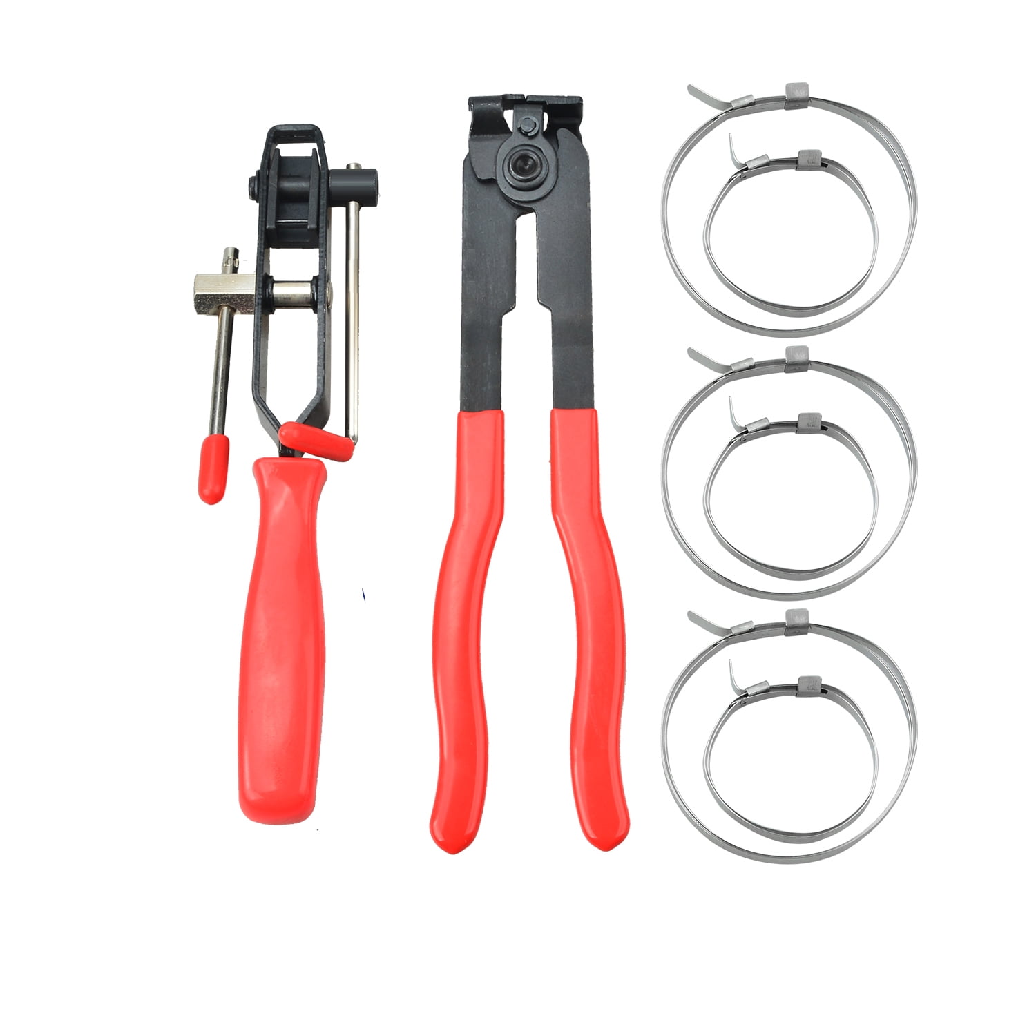 2Pcs CV Joint Clamp Banding Tool Ear Type Boot Clamp Pliers & 3 Set Of