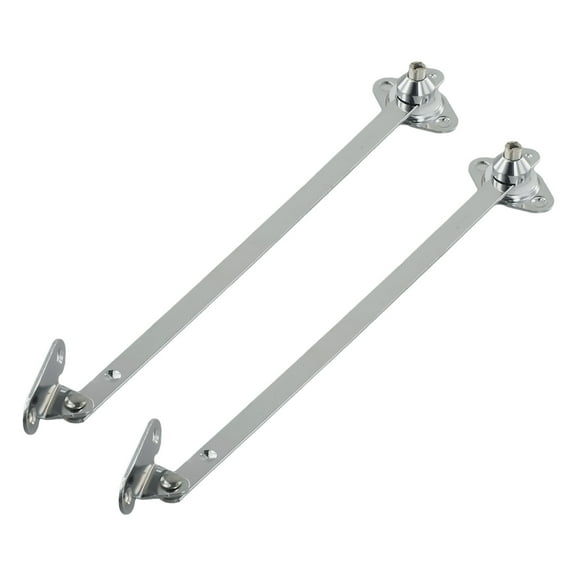 2Pcs Cabinet Cupboard Door Flap Stay Hinge Down Drop Lid Support Sliding Rail