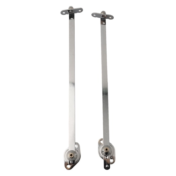 2Pcs Cabinet Cupboard Door Flap Stay Hinge Down Drop Lid Support Sliding Rail