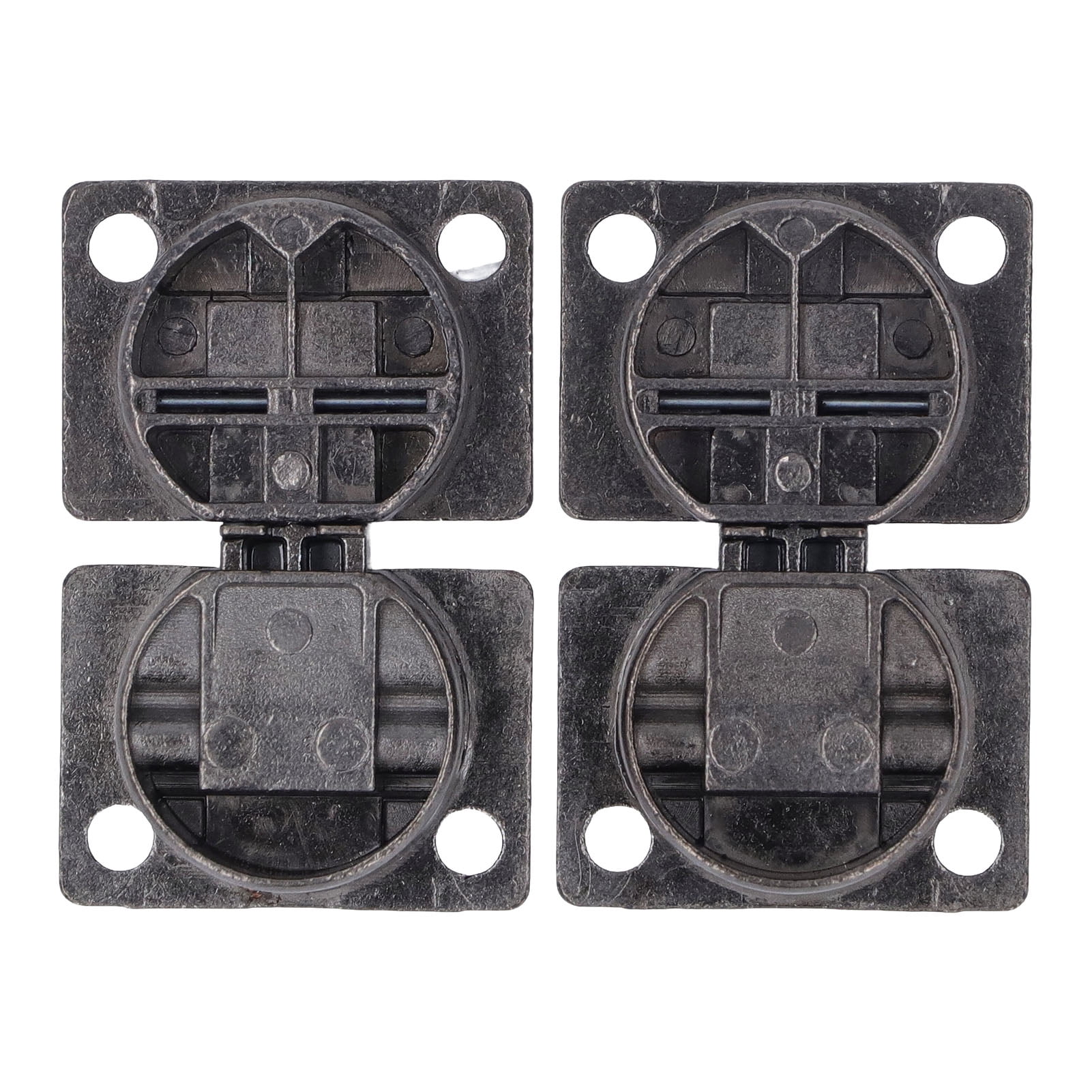 2Pcs Door Hinge Zinc Alloy Corrosion Resistance 90 Degrees